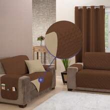 Sofa Slipcovers - NÂU/KHKI - Xem 5