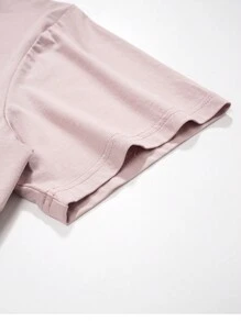 2pcs Women's Modal Pajama Set, Short Sleeve Top & 3/4 Pants, Soft And Comfortable Loungewear
