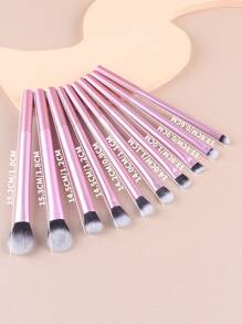Bộ 10 cọ trang điểm mắt đa năng sợi màu hồng kèm hộp đựng di động, dùng để trang điểm mắt, bộ cọ trang điểm, bộ dụng cụ trang điểm, bộ trang điểm hoàn chỉnh, bộ cọ trang điểm, bộ quà tặng trang điểm, quà tặng kèm, cọ trang điểm chuyên nghiệp, bộ trang điểm hoàn chỉnh. - Hồng - Xem 9