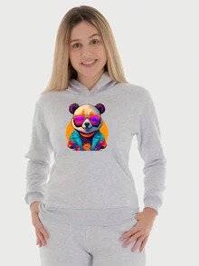 Women Sweatshirts - 淺灰色 - 查看 1