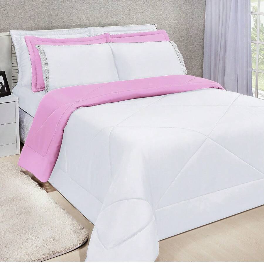 Comforters - Blanco / Rosa - Ver 1