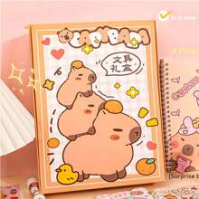 1 pieza Caja mágica de papelería creativa de dibujos animados para estudiantes de primaria, premio, papelería de aprendizaje, set de recuerdo de papelería para niños, regalo del Día del Niño - Multicolor - Ver 9