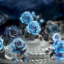 CANDY POETRY 1 Gói/40 Miếng Dán Tài Khoản Bàn Tay Thẩm Mỹ Retro Với Chủ Đề Hoa Hồng, Chất Liệu Cắt Dán Và Trang Trí DIY Cho Sổ Lưu Niệm Và Đồ Dùng Văn Phòng Phẩm Trường Học, Quà Tặng Lễ Hội - Xem 8