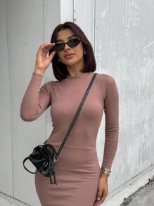 Women Dresses - 米色 - 查看 1