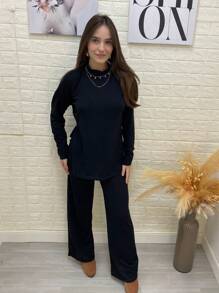 Women Two-Piece Outfits - màu đen - Xem 3