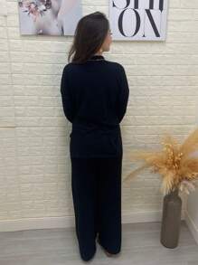 Women Two-Piece Outfits - màu đen - Xem 2