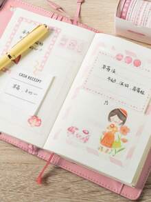(10pcs/Box) Washi Paper Sticker Tape Set For DIY Scrapbooking And Journal Decorating - C (10pc/box) - View 3