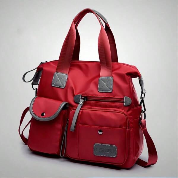 Bolsa feminina Impermeável nylon ombro transversal viagens passeio trabalho multiuso promoção
