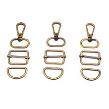 Móc khóa xoay kim loại 1 inch với lớp hoàn thiện bằng đồng thau cổ cho phụ kiện phần cứng túi xách - Đồng - Xem 4
