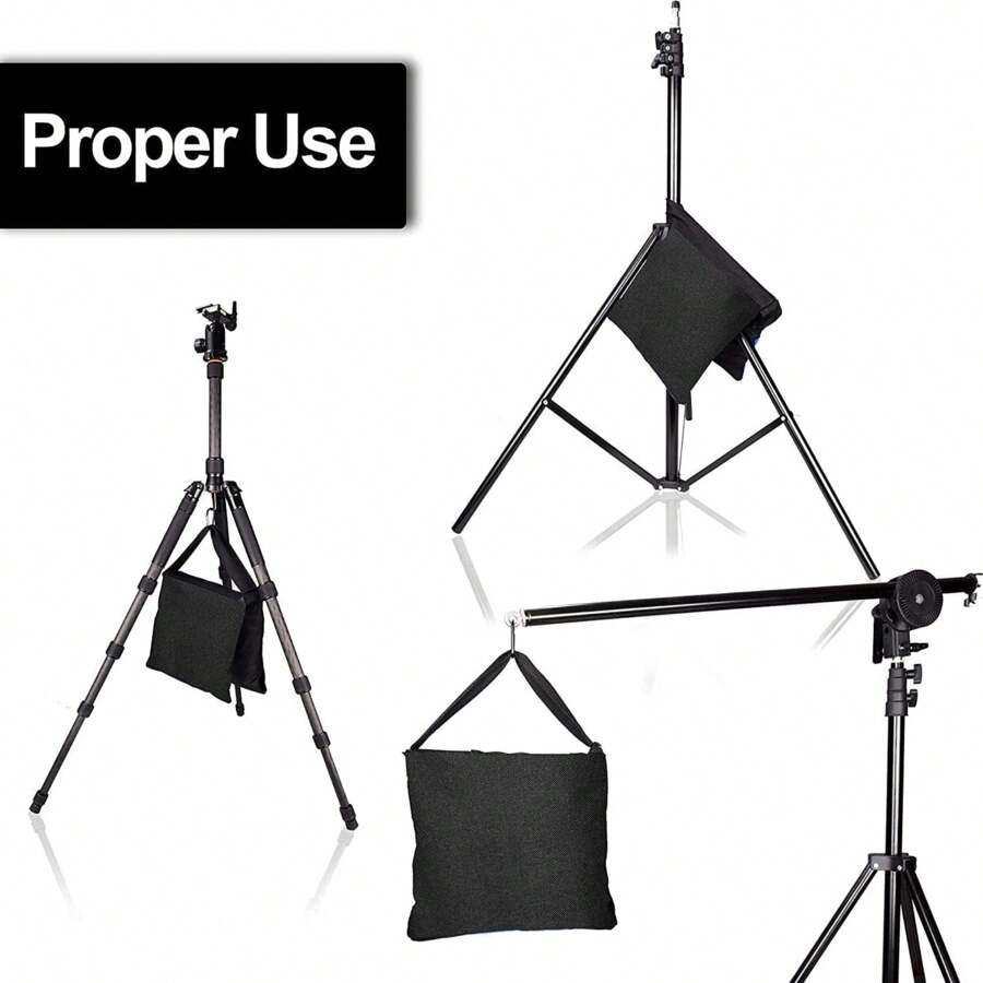 4 Packs Studio Weighted Bags Heavy Duty Sandbags For Photo And Video