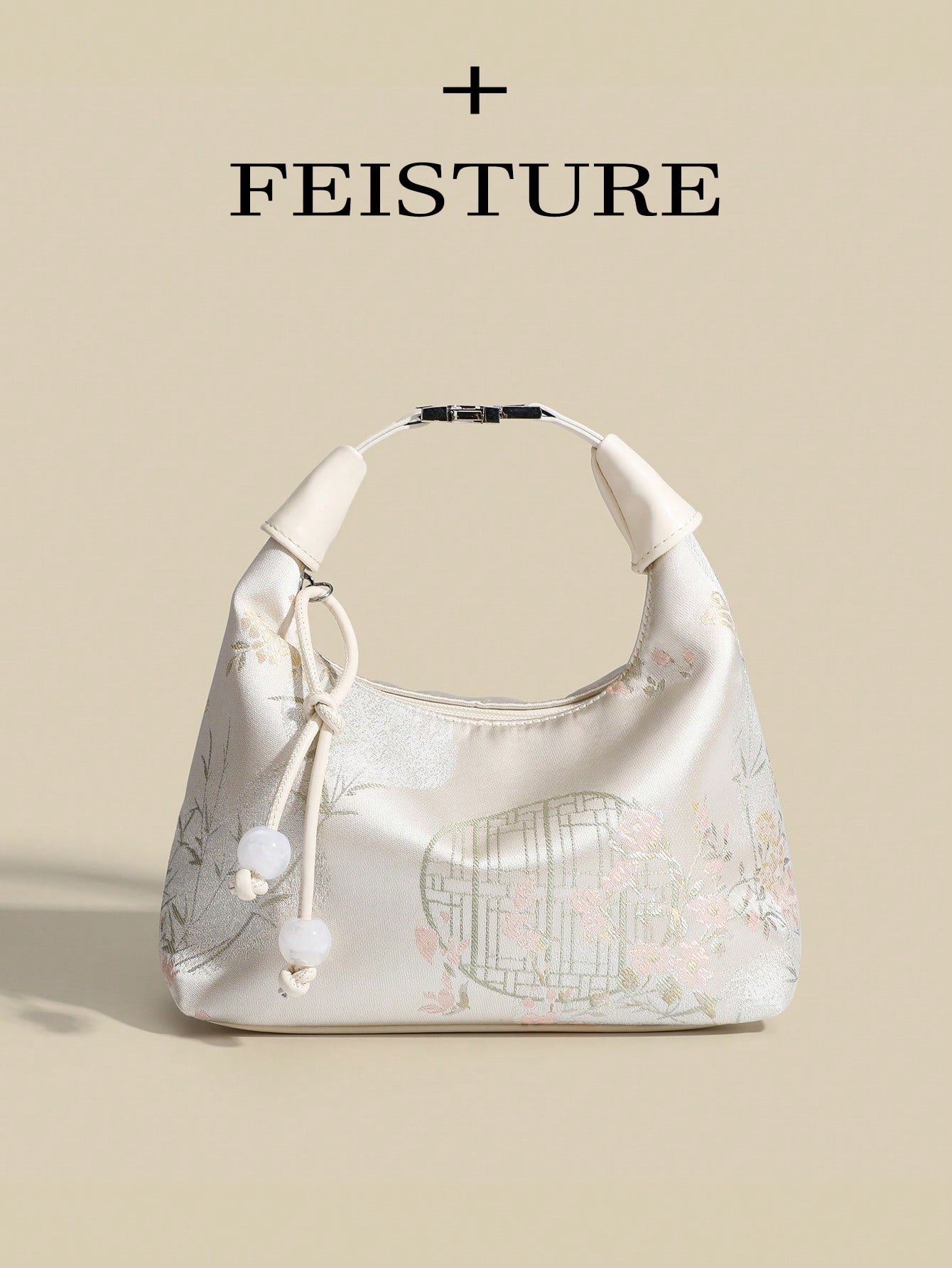 حقيبة يدوية على شكل دلو 1 قطعة من نايلون بلون سادة...