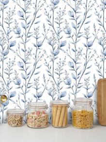 1 件复古绿色植物花卉图案防水防污自粘墙纸，非常适合家庭装饰、厨房橱柜、房间背景改造、翻新贴纸撕掉墙板、墙纸、壁纸、春季装饰物品刷新您的家、拉玛装饰贴纸礼物生日毕业 - 彩色 - 查看 14