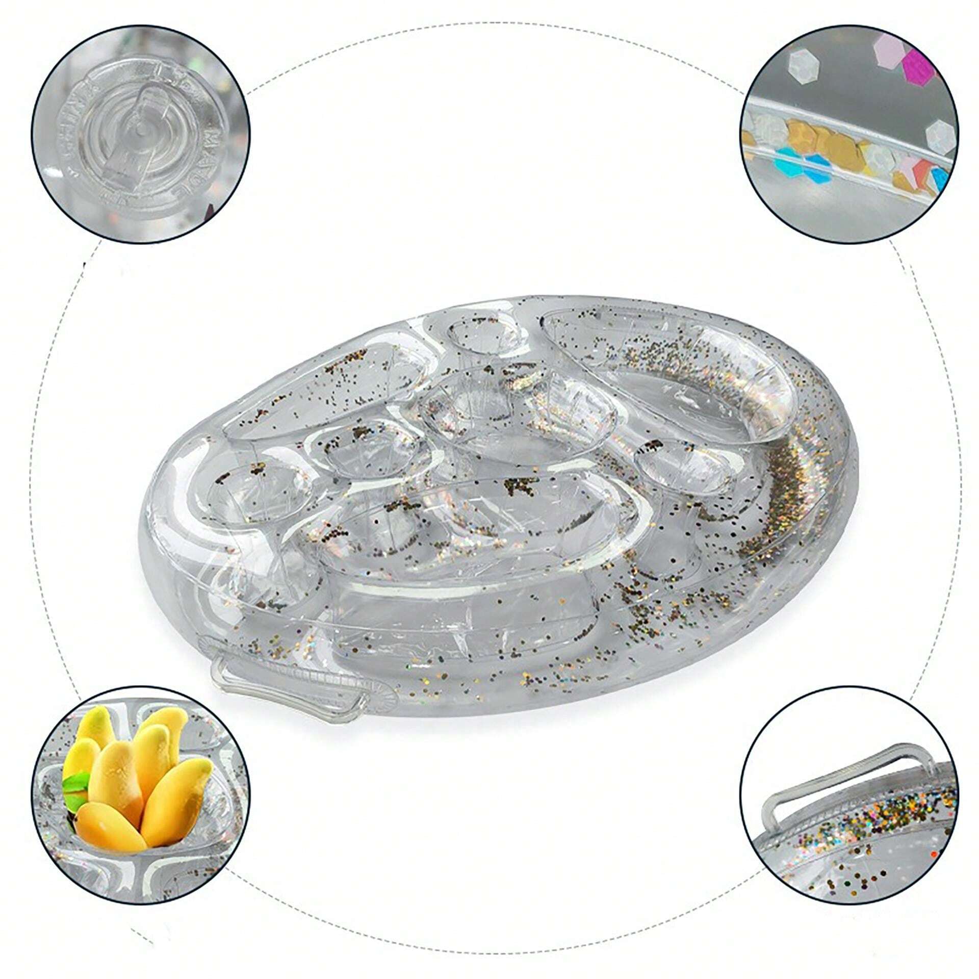 Trade Shop - Fenicottero Gonfiabile Gigante Isola Party 422 X 373 X 185 Cm Mare Piscina 4 Posti 85862689 - Foto 6