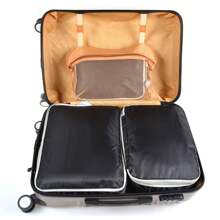 3PCS/Set Compressible Packing Travel Storage Bag Cubes Waterproof Suitcase Nylon Portable With Handbag Luggage Organizer - Multicolor - View 12