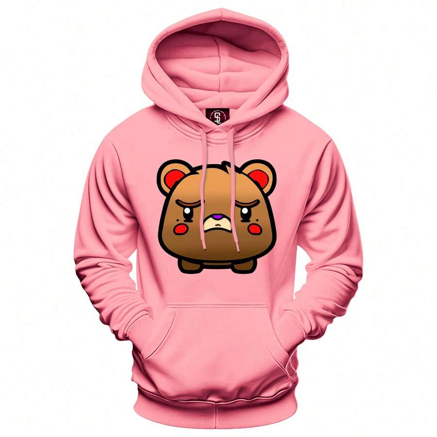 Men Hoodies - 粉色 - 查看 1