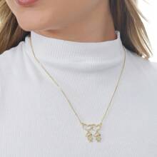 Women Pendant Necklaces - 金色 - 查看 3