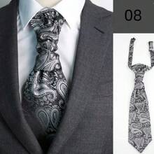 1 件男士香港结细领带，适合西装和派对男士领带