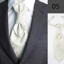 1 件男士香港结细领带，适合西装和派对男士领带