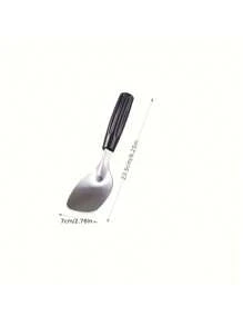 1pc Stainless Steel Handmade Rose Shape Ice Cream Scoop,Ice Cube,Party,Travel,Wedding,Birthday,Graduation,Bachelorette Party,Bachelorette,Kitchen,Kitchen Items,Storage,Decor,Outdoor. - Black - View 7