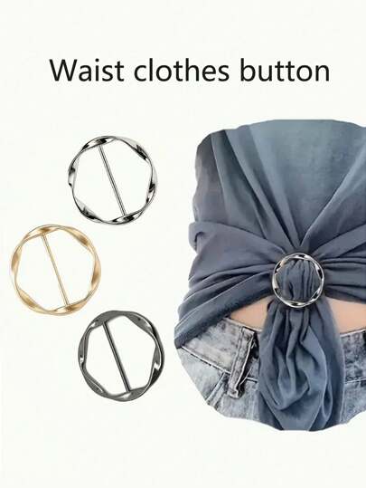 1PC Circular Sliding Buckle, Alloy Adjustable Buckle Fastener, Sewing Mini Buckle Belt Adjuster Slider, Used For Belt Retainer Leather Craft Bag Belt Bag Production, Exquisite Corner Buckle, Short Sleeved Hem Fixing Buckle, Waist Buckle For Clothes, Metal Buckle For Straps, Scarf Tying Buckle