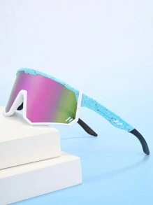 Outdoor Sports Cycling Climbing Skiing Goggles With Integrated Watch, Fashionable Protective Eyewear