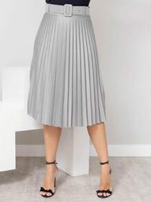 Women Skirts - 灰色 - 查看 4