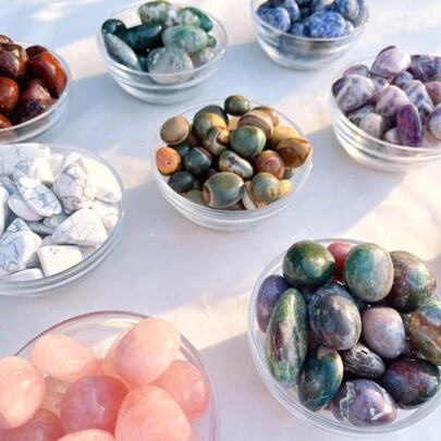 1PC Natural Sardonyx Crystal Tumbled Stone Crystal Diffuse Fragrant Stone Reiki Healing Rose Quartz Shungite Amethyst Que Sera Stone/Llanite Labradorite Home Decor Plants Fish Tank Aquarium Fire Free Aroma Stone Crystal Fluorite Opal Natural Stone Square Stone Polishing Mineral Aura Gem Aquarium Decoration Gift Wholesale