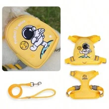 1 Bộ Dây Kéo Họa Tiết Spaceman Cho Chó Có Thể Điều Chỉnh Ba Lô Thú Cưng Poodle Bixiong Dây Kéo Dây Đeo Ngực Dây Đeo Cổ Áo Dây Nịt Và Dây Xích Phụ Kiện Cho Chó - Nhiều màu - Xem 12