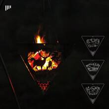 1個戶外三角篝火爐燒烤掛架不銹鋼露營篝火掛架平台野火柴木爐便捷炭火爐 - 白色 - 查看 2