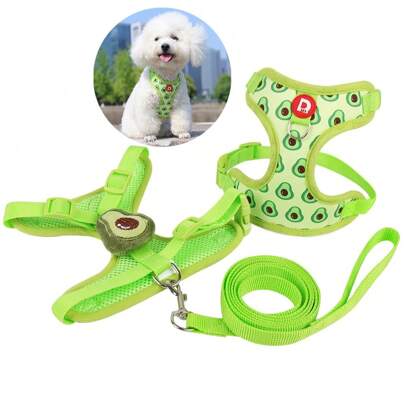 Cute Harness And Leash Set For Pets, Small Dog Outdoor Walking Leash, Anti-Escape Cat Leash, Adjustable Vest For Cats