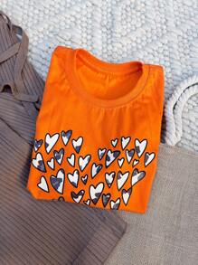 Women T-Shirts - 橘色 - 查看 2
