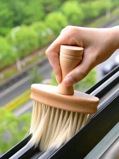 1pc Hollow Window Cleaning Brush, Vacuum Cleaner Crevices Brush For Cleaning Window Sill Dust Cleaning Vacuum Cleaner, Generally Used For Cleaning Household Cars, Very Suitable For Cleaning Glass Windows And Corners