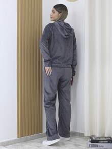 Women Two-Piece Outfits - Grey - View 2