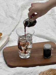 1 peça/2 peças/6 peças de mini xícaras de Espresso, recipiente portátil para café, garrafa de café de bolso, garrafa de leite de vidro, mini jarra selada de 35 ml.