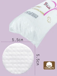 100 Pieces Of Protec Round Makeup Remover Facial Pads/Pads 100% Cotton - White - View 2