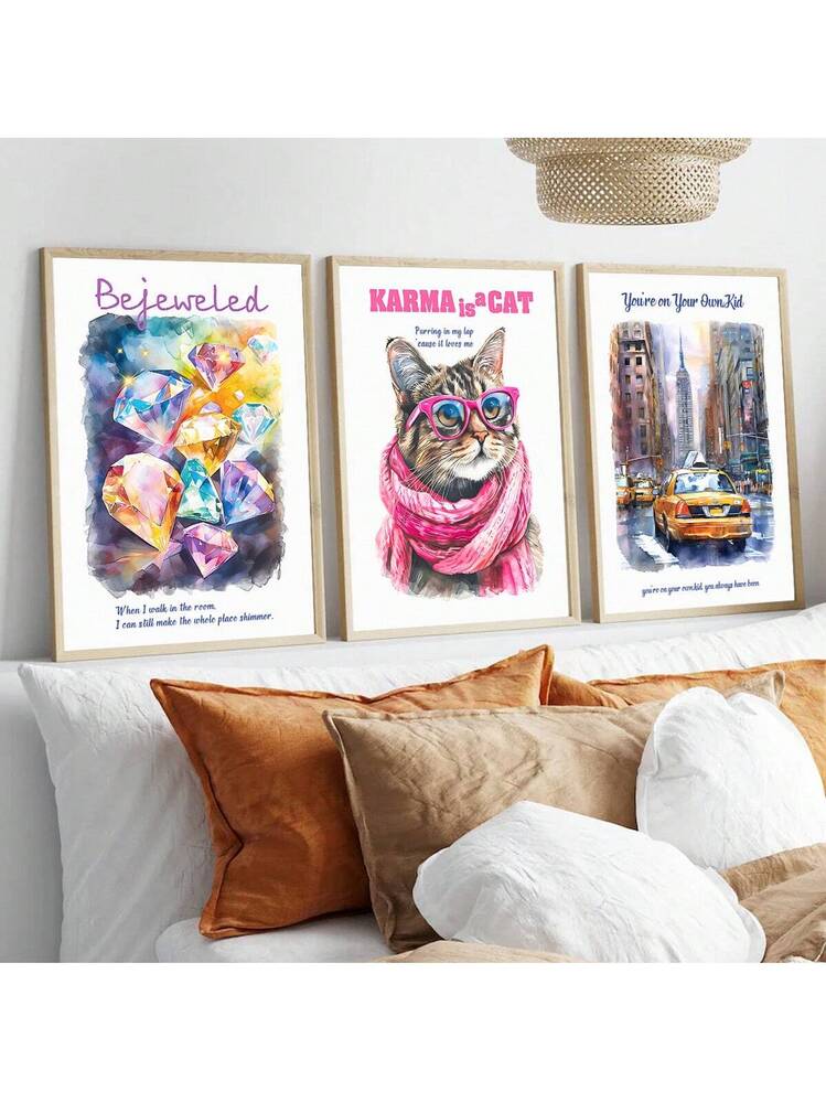Stampa Su Tela Afroamericana Ragazza Nera Con Rose - Quadro Astratto Moderno Per Decorazione Pareti, Opera D'Arte Incorniciata Per Camera Da Letto O Ufficio