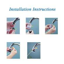 Kitchen Faucet Filter Tap Water Purifier Kit 4 Pieces - 杏色 - 查看 9