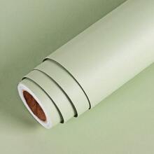 1卷加厚磨砂白色、黑色、红色、黄色、粉色、蓝色、绿色、米色纯色，现代简约风格，适用于家庭装饰、厨房橱柜、桌子、椅子、房间背景、家庭装修、DIY、防水、防污、易清洁、自粘、可撕可贴壁纸、墙贴、壁纸墙贴、装修贴纸可撕墙板、墙纸、壁纸、春季装饰用品刷新您的家、拉玛装饰贴纸房间装饰墙面装饰 - 彩色 - 查看 17