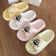 Sandalias para el hogar de Dibujos Animados de casa y de ducha. ☆ - Verde - Ver 4