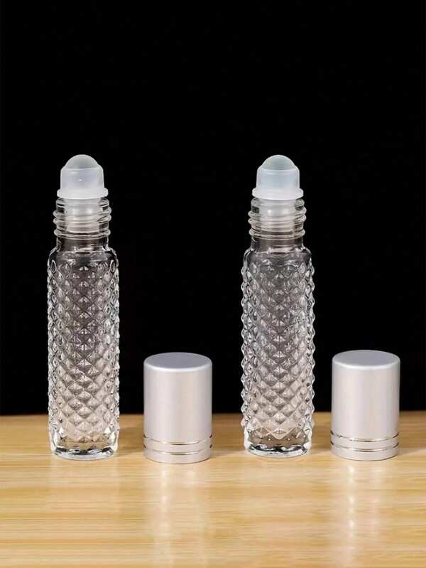 زجاجتان بسعة 10 مل لزيوت عطرية، زجاجة منفصلة للزيوت العطرية القابلة للحمل، ديكور منزلي وحمام، ديكور خريفي، عودة إلى المدرسة