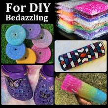 4000 piezas 4mm abalorios de resina al por mayor, abalorios redondos planos de cristal de jalea transparente AB para uñas y manualidades decoración uñas - Negro - Ver 3