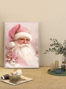 可爱圣诞老人 5D 钻石画套装，全圆形钻石 DIY 钻石艺术工艺品，适合成人和初学者，家居墙壁客厅装饰 - 彩色 - 查看 6