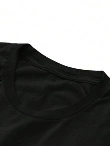 Men T-Shirts - 黑色 - 查看 4