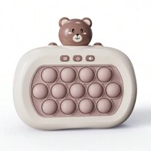 2024 Upgraded Fast Push Bubble Game With 13 Keys, Pop Game Cute Fidget It Game Handheld Light-Up Fidget Toy For Kids & Adults, Enhances Cognitive Skills With Crisp Audio & Precision Control, Perfect Gift For, Christmas & Birthdays (Unicorn Rabbit)(Battery Not Included | Red & Green Light Random)