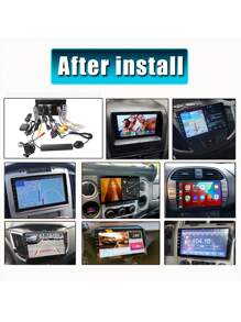 八核八GB+128GB,10.1英寸IPS高清1280*720P觸控屏幕,無線Apple Carplay和Android Auto,2-DIN Android 13車用收音機,通用多媒體視頻播放器,適用於日產現代豐田,2DIN Autoradio GPS導航音頻,FM / AM收音機,WIFI 4G LTE,包括AHD 170度魚眼車後視攝像頭 - 黑色 - 查看 3