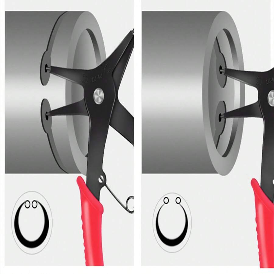 Automotive Repair Tools Set, Including DoubleEnded Pliers, Circlip