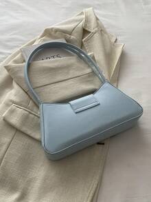 高品質手提袋和肩背袋，流行款式，時尚通勤包，多功能書包 - 藍色 - 查看 4