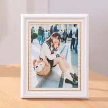 婚禮相框，掛牆式復古歐式黑色紀念陳列架，8英寸A4創意畫框A3 - 白色 - 查看 2