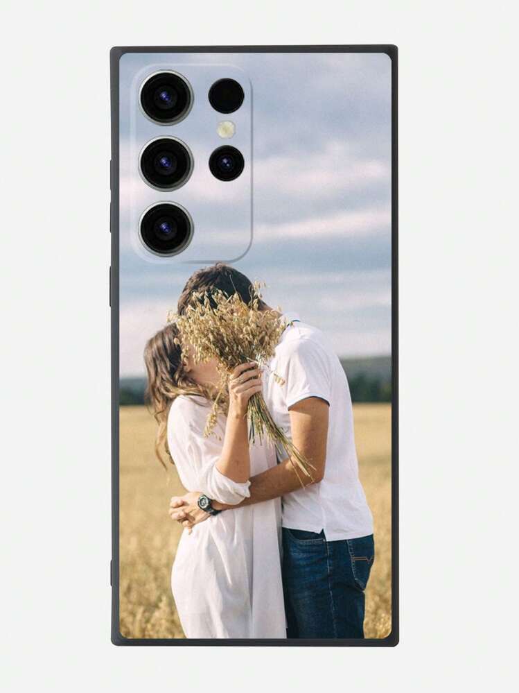 1 pièce Étui de téléphone personnalisé noir mignon DIY. Étuis de téléphone personnalisés à la mode et doux. Personnalisé avec diverses photos de famille, de mariage, de paysages. Cadeau unique et idéal pour lui, elle, petit ami, petite amie, famille, amis, grands-parents, amateurs d'animaux de compagnie. Choix saisonniers 2025phonecase Cadeau d'anniversaire, de mariage, d'amour éternel, d'anniversaire de mariage. Version internationale, pas la version nationale. - Noir - Voir 5