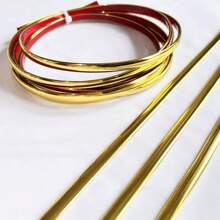 1入組自粘金屬裝飾條用於壁紙，牆面和地面瓷磚覆蓋以及裂縫密封 - 彩色 - 查看 4